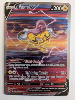 Raikou V GG41/GG70 Pokemon TCG Crown Zenith: Galarian Gallery NM - Image 3
