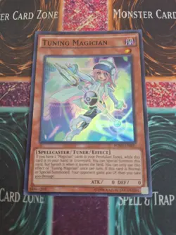 Yu-Gi-Oh! Tuning Magician BOSH-EN001 Super Rare Unlimited Near Mint - Image 1