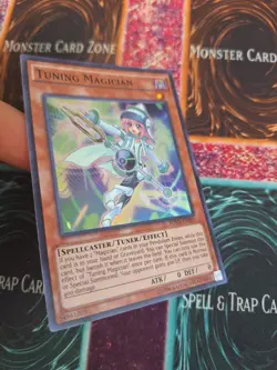 Yu-Gi-Oh! Tuning Magician BOSH-EN001 Super Rare Unlimited Near Mint - Image 2