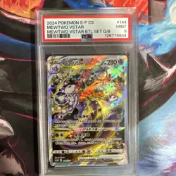 2024 POKEMON SIMPLIFIED CHINESE S PROMO #144 MEWTWO VSTAR PSA 9 - Image 1