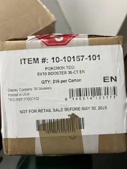 Pokemon TCG Destined Rivals BOOSTER BOX CASE Factory Sealed 6 Box - Image 2