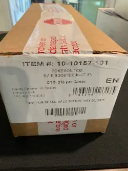 Pokemon TCG Scarlot & Violet Destined Rivals Factory Sealed Booster 6 Box Case - Image 1