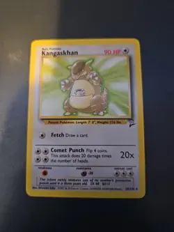 KANGASKHAN 26/130 - NONHOLO Rare - VINTAGE WOTC Pokemon Card - BASE SET 2 - NM - Image 1
