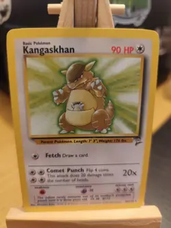 Kangaskhan 26/130 Base set 2 non holo rare Vintage WOTC Pokemon Card - Image 1