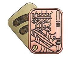 Olight ArkPro Fidget Push Card King & Snake Zinc Alloy - Image 1