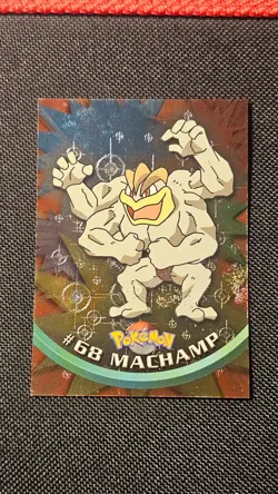 Machamp #68 Holo Foil 1999 Topps Pokemon TV Animation Edition MP *SP* - Image 2