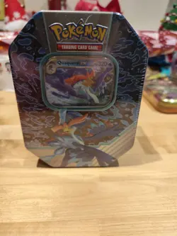 Pokemon TCG Paldea Partners Quaqaval Ex Tin New and Sealed - Image 1