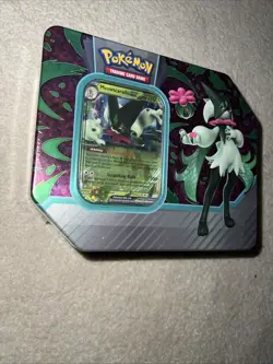 Pokemon TCG Paldea Partners Tin Meowscarada EX 5 S&V Booster Pack New / Sealed - Image 1