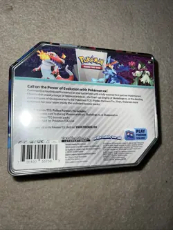 Pokemon TCG Paldea Partners Tin Meowscarada EX 5 S&V Booster Pack New / Sealed - Image 2