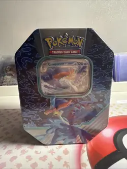 Pokemon TCG Quaquaval Ex Paldea Partners Tin New & Sealed - Image 1