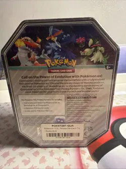 Pokemon TCG Quaquaval Ex Paldea Partners Tin New & Sealed - Image 3
