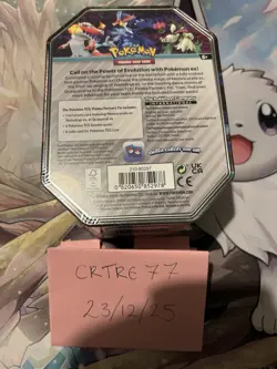 Pokemon TCG Quaquaval Ex Tin Paldea Partners New Factory Sealed 4 Boosters UK - Image 2