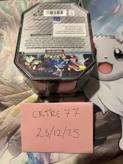 Pokemon TCG Quaquaval Ex Tin Paldea Partners New Factory Sealed 4 Boosters UK - Image 4