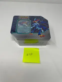 Pokemon TCG Paldea Partners Tin Quaquaval Ex 4 Booster Packs New/Sealed (10) - Image 1