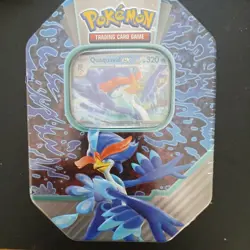 Pokemon TCG Paldea Partners Tin Quaquaval Ex 4 x Boosters - New Sealed - Image 1