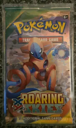 Pokemon XY Roaring Skies Factory Sealed Booster Pack - Image 1
