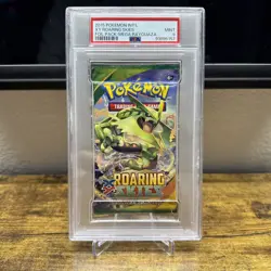 Pokemon XY Roaring Skies Rayquaza Factory Sealed Booster Pack PSA 9 - Image 1