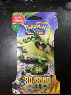 Pokemon XY Roaring Skies Booster Sleeved Blister Pack Art Set (4 Packs) Sealed - Image 2