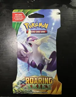 Pokemon XY Roaring Skies Booster Sleeved Blister Pack Art Set (4 Packs) Sealed - Image 3