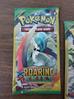 3 Packs Pokemon 2015 XY Roaring Skies Booster Pack Gallade Art Factory Sealed - Image 2