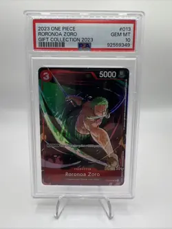 PSA 10 Roronoa Zoro ST01 013 Gift Collection 2023 One Piece Card Game English - Image 2