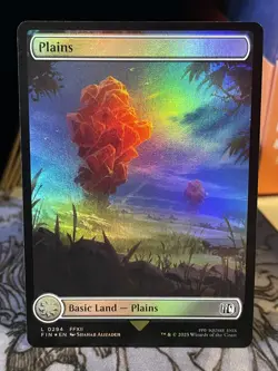 Plains #294 FULL ART Final Fantasy Foil NM MTG Magic Card - Image 1