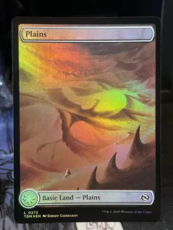 Plains FULL ART FOIL #272 NM/M Tarkir Dragonstorm MTG Magic Card - Image 1