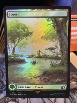 Forest #308 FULL ART Final Fantasy Foil NM MTG Magic Card - Image 1