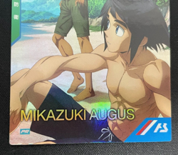 Gundam ARSENAL BASE Card PR-250(PR) MIKAZUKI AUGUS BANDAI Prism JAPAN - Image 4