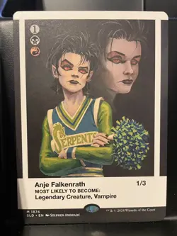 Anje Falkenrath BORDERLESS #1874 NM/M Class of 87 Secret Lair MTG Magic Card - Image 1