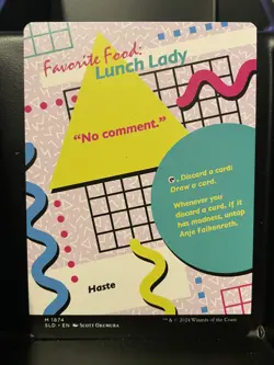 Anje Falkenrath BORDERLESS #1874 NM/M Class of 87 Secret Lair MTG Magic Card - Image 2