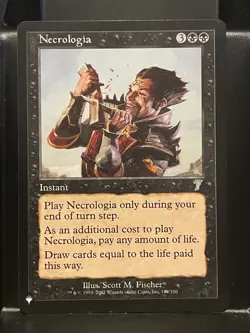 Necrologia 7th Edition Regular NM The List Mystery MTG Magic Card - Image 1