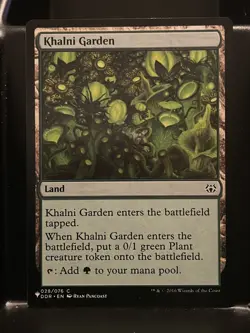 Khalni Garden NM The List Mystery MTG Magic Card - Image 1
