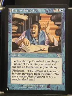 Flash of Insight Judgment Regular NM The List Mystery MTG Magic Card - Image 1