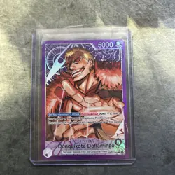 ONE PIECE CARD GAME TCG Donquixote Doflamingo Leader Alt Art OP14-060 English - Image 1