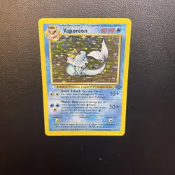 Pokemon TCG Vaporeon Jungle Set Holo Card 12/64 - Image 5