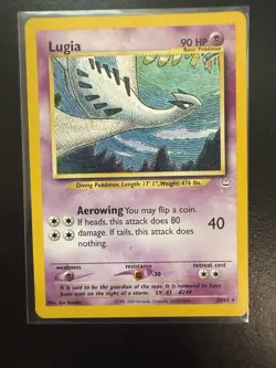Pokemon TCG Lugia Neo Revelation Card 20/64 Unlimited Rare - Image 1