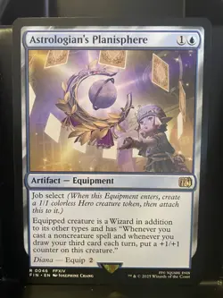 Astrologian's Planisphere #46 NM Final Fantasy MTG Magic Blue Rare Card - Image 1