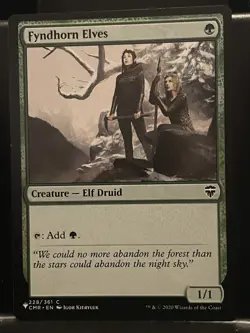 Fyndhorn Elves Commander Legends Regular NM The List Mystery MTG Magic Card - Image 1