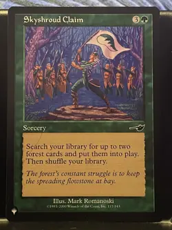 Skyshroud Claim Nemesis Regular NM The List Mystery MTG Magic Card - Image 1