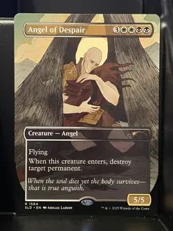 Angel of Despair #1564 BORDERLESS NM/M Tragic Romance Secret Lair MTG Magic Card - Image 1