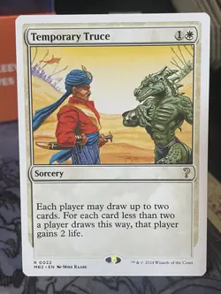 Temporary Truce White Border #22 Mystery Booster 2 MTG Magic Card - Image 1