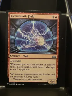 Electrostatic Field Guilds of Ravnica Regular NM The List Mystery MTG Magic Card - Image 1