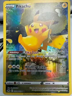 Pokemon Card Pikachu HP 60 Pika Dash Whimsy Tackle 50 - Image 3