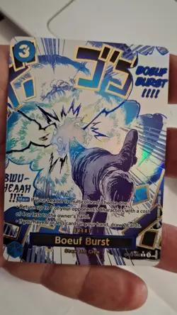 Boeuf Burst (Alt Art) OP12-060 R Legacy of the Master ONE PIECE Card Japanese NM - Image 2