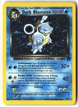 Dark Blastoise ⭐ 3/82 Holo Rare Team Rocket 2000 Pokemon NM - Image 1