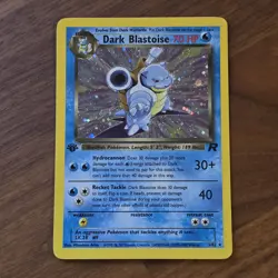 Pokemon TCG Dark Blastoise 1st Edition Holo Rare #3/82 Team Rocket WOTC 2000 - Image 1