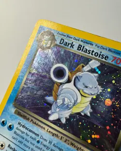 Dark Blastoise Holo Rare - 3/82 Team Rocket - Vintage Pokemon - WOTC 1999 - Image 4