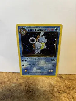 2000 Pokemon Team Rocket First Edition Dark Blastoise Holo #3/82 - Image 1