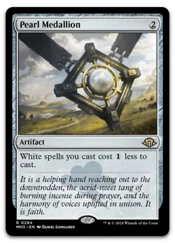 Pearl Medallion #294 (NM) Modern Horizons 3 MH3 Magic MTG pack fresh commander - Image 1